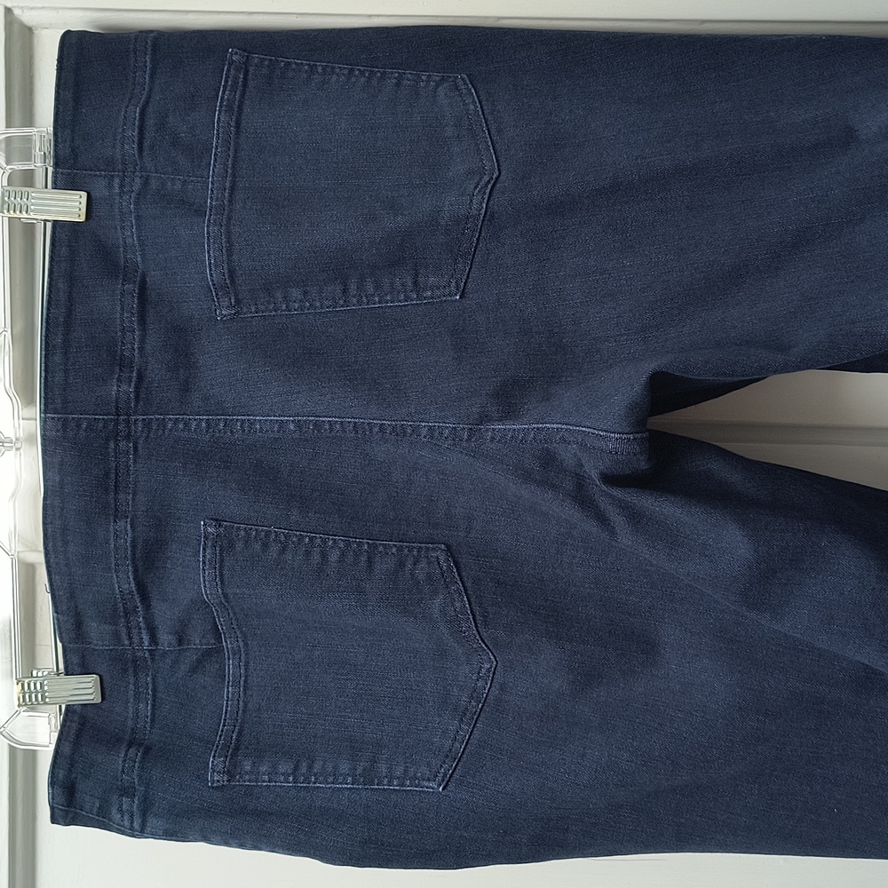 Talbots Dark Blue Wash Denim Jeans - size 14 - Picture 2 of 6